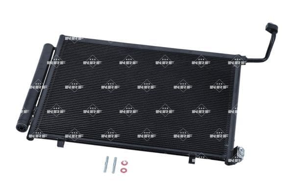 A/C condensator (met droger) past: FORD ECOSPORT, FIESTA VI, FIESTA VII, PUMA, TOURNEO COURIER B460, TRANSIT COURIER B460 1.0-1.6D 06.08-