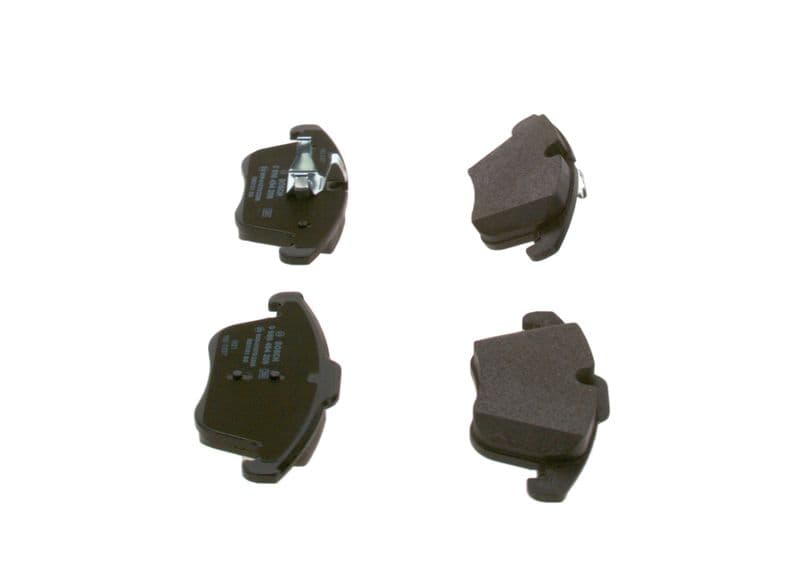 Remblokken set Voor (met een dempingskussen  met slot), past: JAGUAR S-TYPE II, XF I, XF SPORTBRAKE, XJ, XK 8, XK II  MG MG 5, ZS 2.0-Electric 01.99-