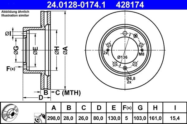 Brake disc Voor Links/Rechts past: PORSCHE 911, 911 SPEEDSTER, 911 TARGA 3.6 12.88-06.94