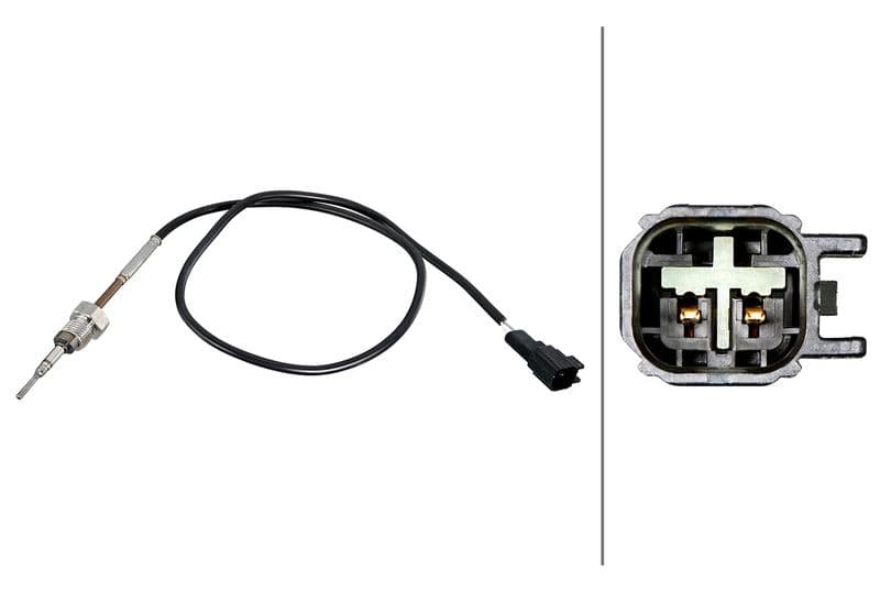 Uitlaatgastemperatuursensor (Na DPF) past: FORD TOURNEO CUSTOM V362, TRANSIT, TRANSIT CUSTOM V362, TRANSIT TOURNEO, TRANSIT V363 2.2D 04.06-12.23