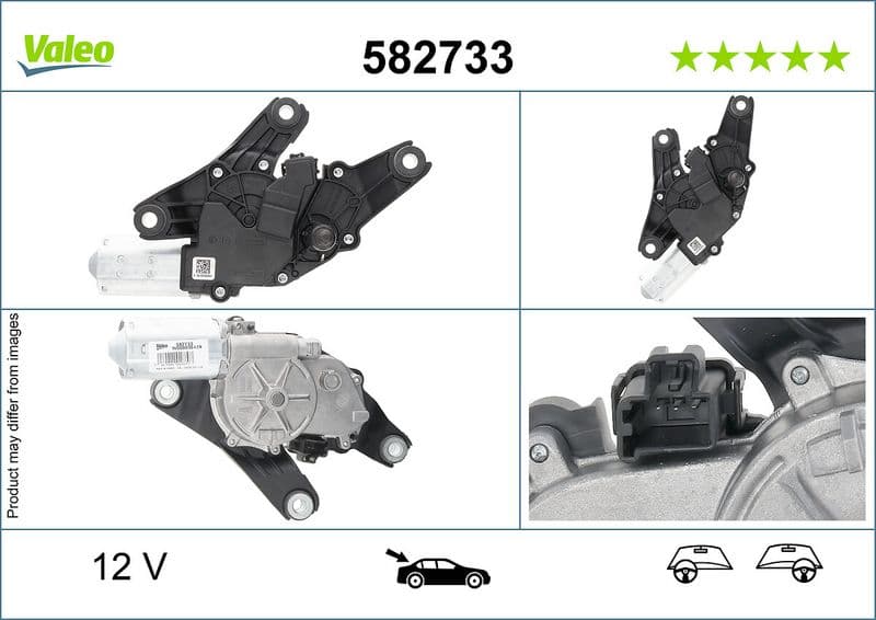 Ruitenwissermotor Achter past: FORD GALAXY III, GALAXY MK III, KUGA III, MONDEO V, S-MAX 05.06-