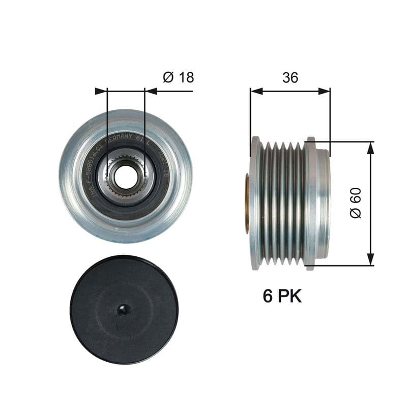 Alternator pulley