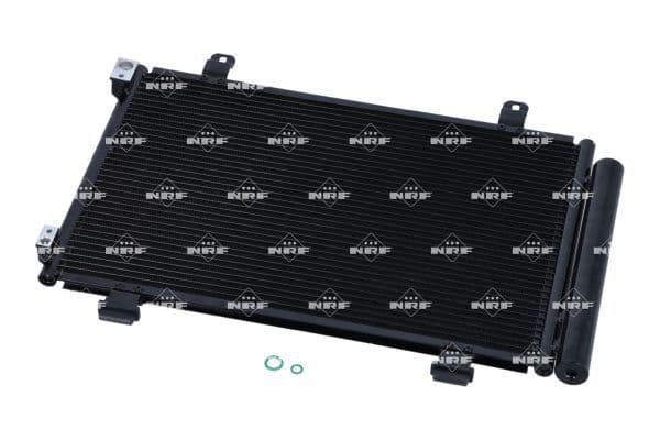 A/C condensator (met droger) past: OPEL AGILA B  SUZUKI SPLASH 1.0-1.2LPG 01.08-