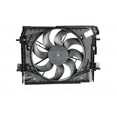 Radiatorventilator (met huisvesting) past: DACIA LOGAN II, LOGAN MCV II, SANDERO II  RENAULT LOGAN/STEPWAY II, SANDERO/STEPWAY II, THALIA III 0.9-1.6 10.12-