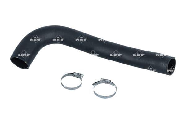 Intercooler slang Rechts (diameter 44,5/48mm, lengte 460mm, zwart) past: VOLVO S40 II, S60 II, S80 II, V50, V60 I, V70 III 1.6D/2.0D 01.04-12.15
