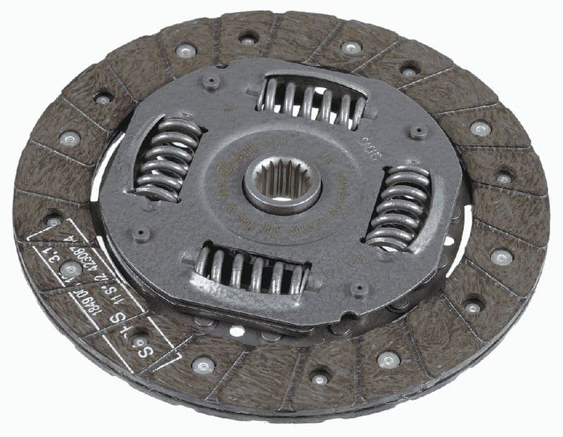 Koppelingsplaat/plaat (190mm) volledig profiel past: FORD FIESTA, FIESTA IV, FIESTA V, FUSION, KA, PUMA  MAZDA 121 III, 2 1.0-1.4 08.95-12.12