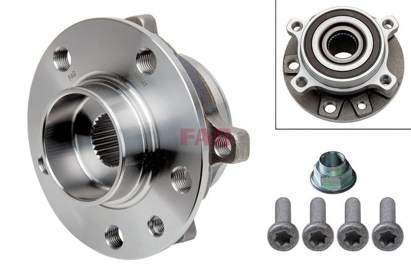 Wiellagerset met naaf Voor past: ALFA ROMEO GIULIA, STELVIO 2.0/2.2D/2.9 10.15-