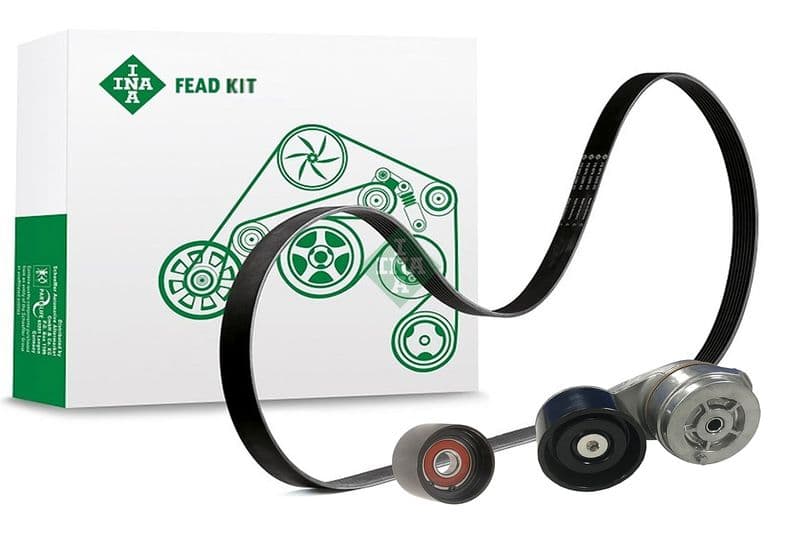 Multi-V-riemset met spanner (lengte 1890mm) past: MASSEY FERGUSON 6612, 6613, 6614, 6615, 6616, 7614, 7615, 7616, 7618, 7619, 7620, 7622, 7624, 7626