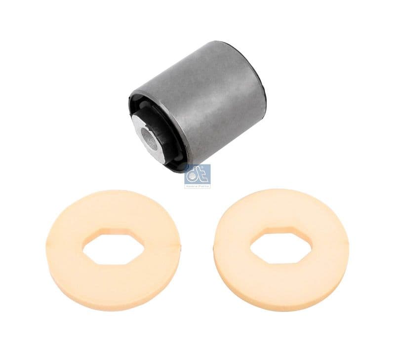 Stille blokkering cabinevering Voor (16,5/63,5x80 met pads) past: SCANIA 4, G I, P I, R I, T 05.95-05.19