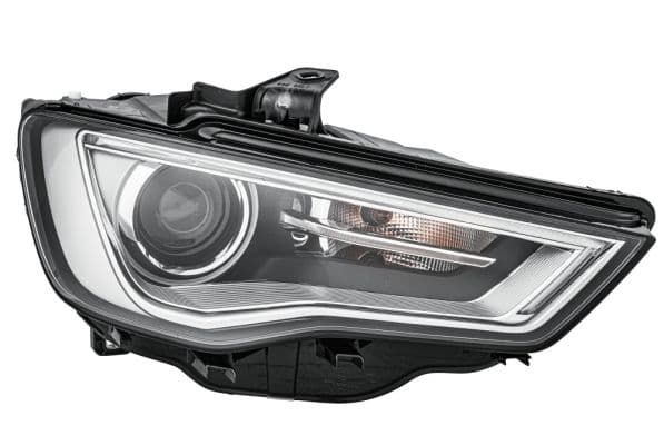 Koplamp Rechts (D3S/LED/PSY24W, elektrisch, met motor, kleur invoegen: dark) past: AUDI A3 8V, Saloon 04.12-06.16