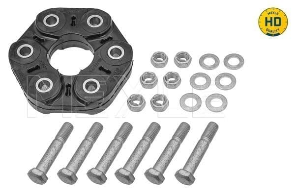 Schroefas elastische koppeling Achterin. (buitendiameter 132mm, Automatisch) past: LAND ROVER DISCOVERY I, DISCOVERY II, RANGE ROVER II 2.0-4.0 06.89-06.04