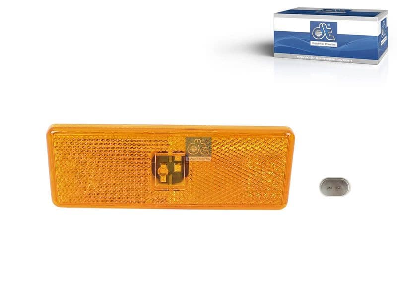 Markeringslichten Links/Rechts, oranje, LED, hoogte 45mm  breedte 120mm, 24V