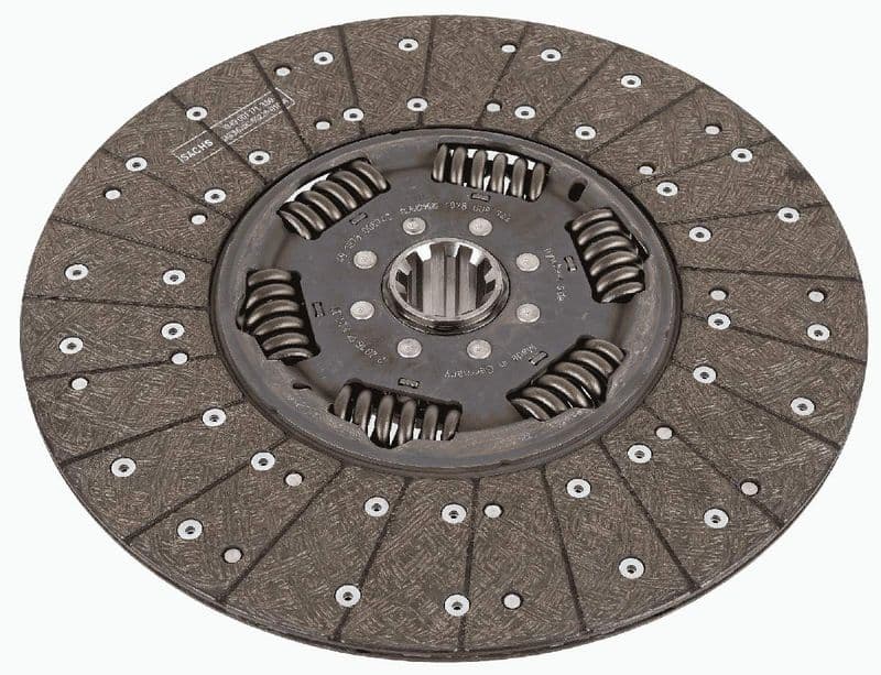 Koppelingsplaat/plaat (430mm, nieuw) past: MAN LION´S CITY, LION´S COACH, TGA, TGS I, TGX I, ÜL  MERCEDES CITARO (O 530), MK, NG, O 303, O 340, O 404, SK, TOURISMO (O 350), TRAVEGO (O 580) 08.73-