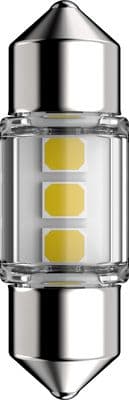 LED gloeilamp (blisterverpakking 1pcs) LED 12V 1W SV8,5-8 geen goedkeuringscertificaat Ultinon Pro7000 SI, koel wit 6000K