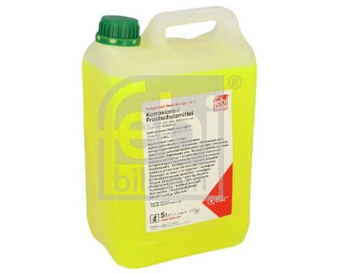 Koelvloeistof (5L, -35°C), silicaatvrij, groen, bevat: mono-ethyleenglycol