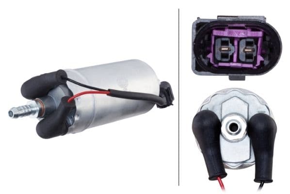 Elektrische brandstofpomp (patroon) past: AUDI A3  CHEVROLET CAPTIVA  JEEP CHEROKEE  SEAT ALTEA, ALTEA XL, LEON, TOLEDO III  SKODA OCTAVIA II, SUPERB II, YETI  VW BEETLE 1.6D/2.0D/2.5D 10.96-