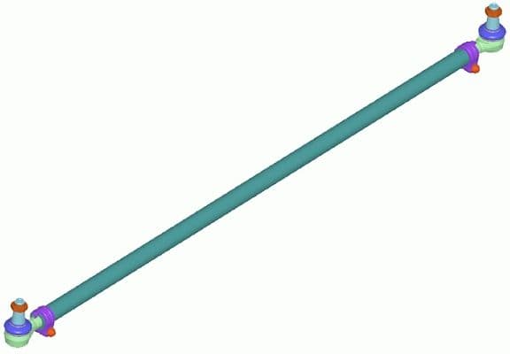 Dwarsstang (L-1689mm) past: RVI C, K, T  VOLVO FH II, FH16 II, FM, FM II, FMX II 09.05-