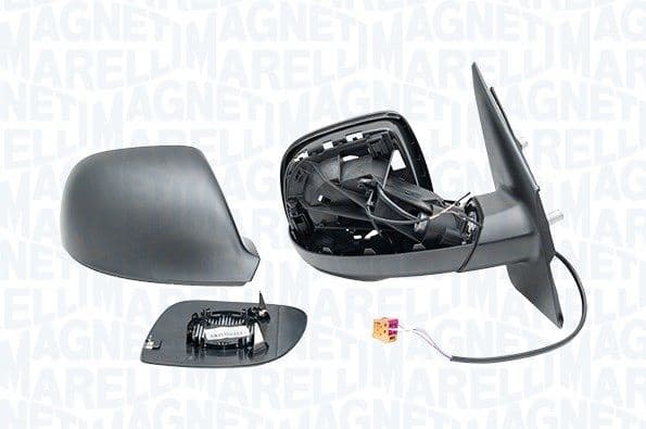 Zijspiegel Rechts (elektrisch, in reliëf, met verwarming, (en) coarse) past: VW TRANSPORTER T5 04.03-04.15