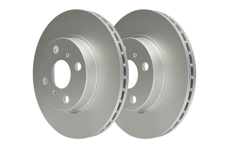 Brake disc Voor Links/Rechts past: GREAT WALL VOLEEX C20R  TOYOTA COROLLA 1.3-2.0D 05.92-