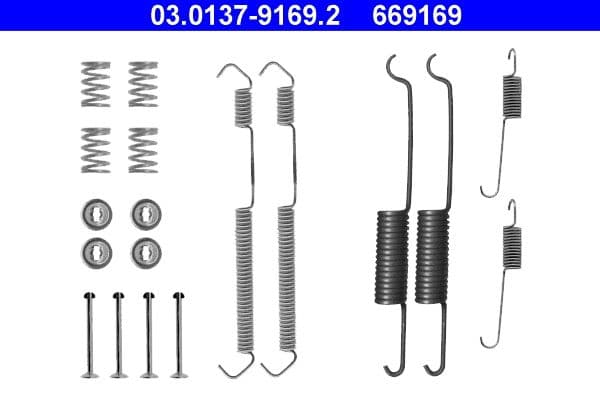 Accessory Kit, brake shoes