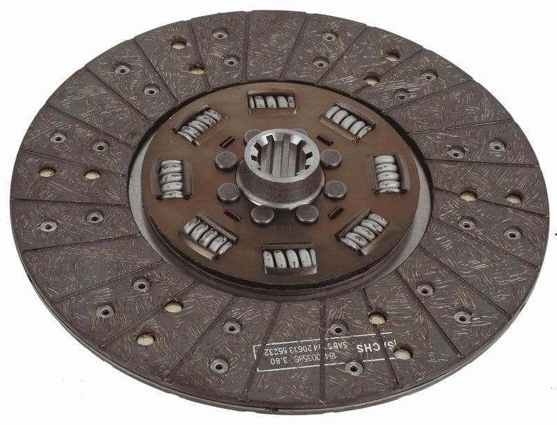 Koppelingsplaat/plaat (310mm) past: MERCEDES LK/LN2, NG, O 301, O 402 01.84-12.98