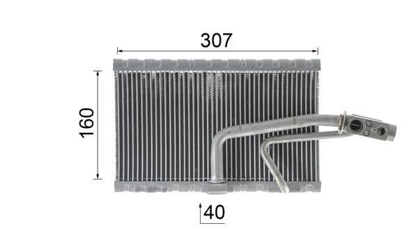 Airconditioning verdamper past: MERCEDES G (W463) 2.7D-6.0 09.93-04.18