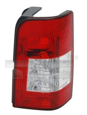Achterlicht Rechts (kleur indicator wit, kleur van het glas red, dubbele achterklep) past: CITROEN BERLINGO I  PEUGEOT PARTNER 07.96-10.08