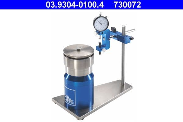 Apparaat voor axiale uitloopmeting, beoogd gebruik: remschijven