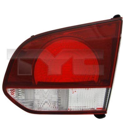 Achterlicht Rechts (binnen, W16W/W21W, kleur indicator wit, kleur van het glas grijs) past: VW GOLF VI Hatchback 10.08-11.13
