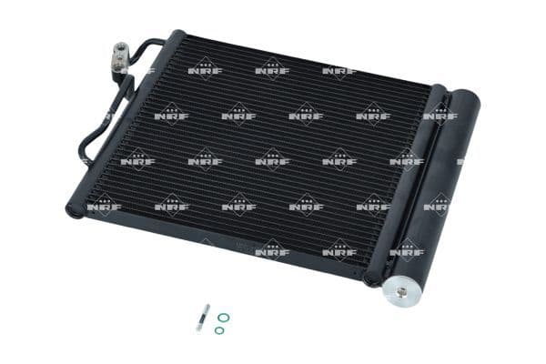 A/C condensator (met droger) past: SMART CABRIO, CITY-COUPE, CROSSBLADE 0.6/0.8D 07.98-01.04