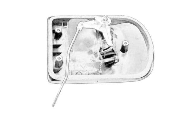 Door handle Voor Rechts (extern, zwart) past: IVECO DAILY III, DAILY IV 2.3D/2.8D 05.99-08.11