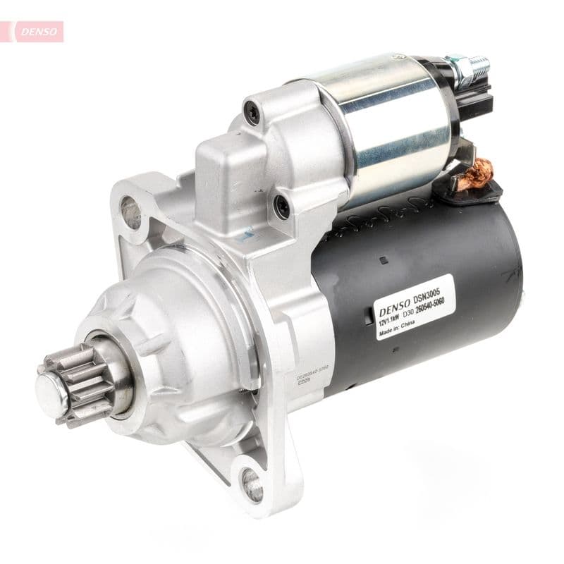 Starter (12V, 1,1kW, (en) new with a deposit) past: AUDI A1, A3, Q3, TT  SEAT ALTEA, ALTEA XL, IBIZA III, LEON, TOLEDO III, TOLEDO IV  SKODA FABIA II, OCTAVIA II, ROOMSTER 1.2-3.6 01.98-05.22