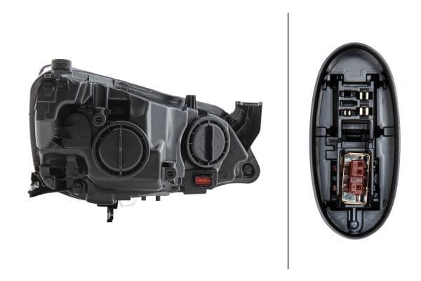 Koplamp Links (D1S/H11/LED, elektrisch, met motor) past: OPEL ASTRA J 12.09-04.18