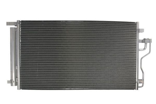 A/C condensator (met droger) past: HYUNDAI IX35, TUCSON  KIA SPORTAGE III 1.6-2.4 01.07-12.15