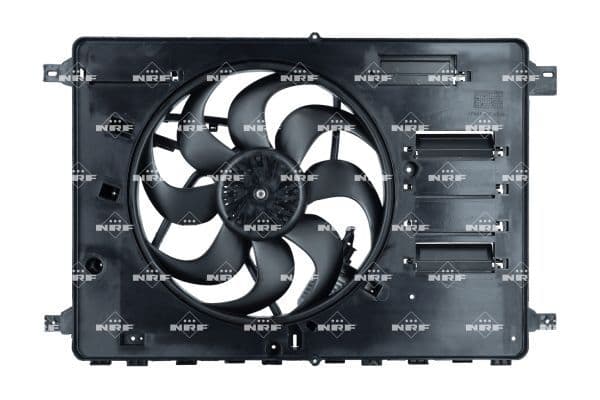 Radiatorventilator (met huisvesting) past: LAND ROVER FREELANDER 2 2.2D/3.2 10.06-10.14