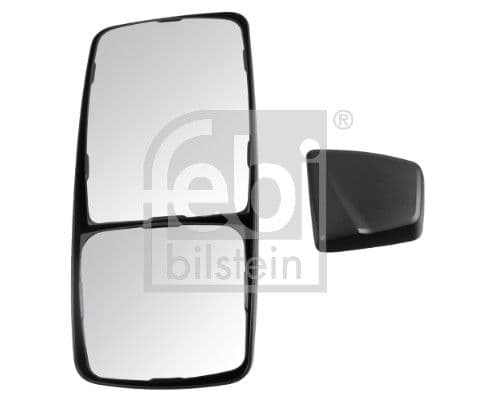 Zijspiegel Rechts, met verwarming, elektrisch, lengte: 495mm, zwart, breedte: 230mm