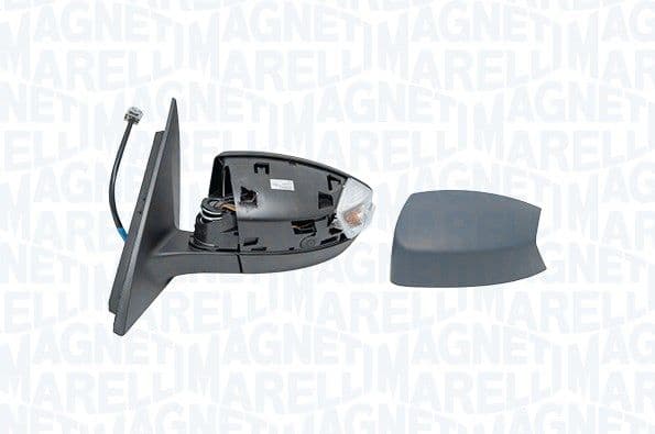 Zijspiegel Links (elektrisch, asferisch, met verwarming, under-coated, met indicator) past: FORD S-MAX WA6 05.06-12.14