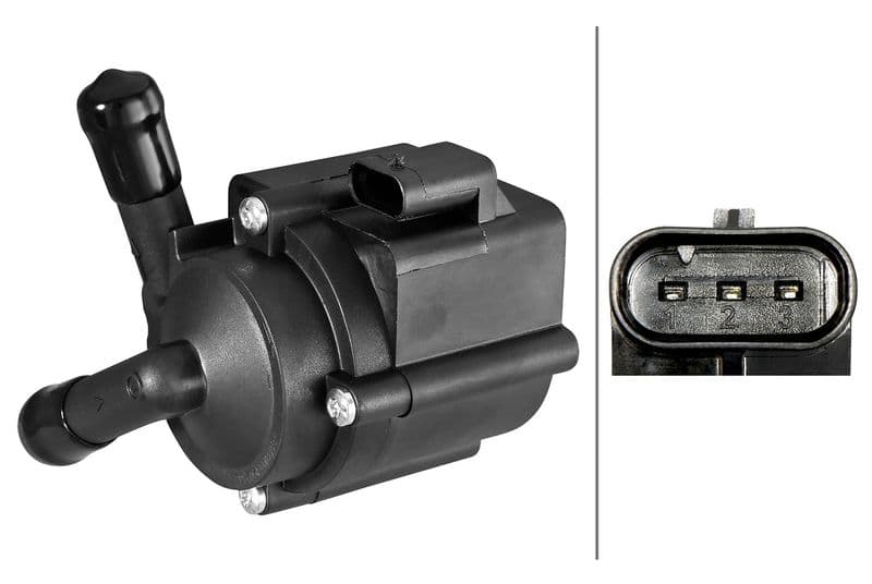 Extra waterpomp (werkingsmodus elektrisch) past: DS DS 3, DS 4, DS 5, DS 7  CITROEN C4 GRAND PICASSO I, C4 GRAND PICASSO II, C4 II, C4 PICASSO I, C4 PICASSO II, C4 SPACETOURER 1.6/1.6H 02.06-