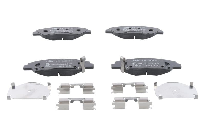 Remblokken set Voor (met een dempingskussen  met extra's), past: HYUNDAI I10 I, I10 II, I10 III 1.0/1.0LPG/1.2 01.11-