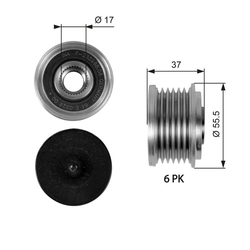 Alternator pulley