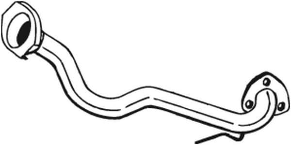 Uitlaatpijp Voor past: VW CALIFORNIA T4 CAMPER, TRANSPORTER T4 1.9D/2.5D 10.92-04.03