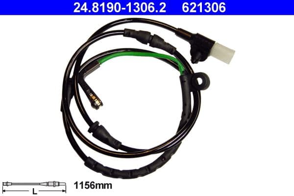 Warning Contact, brake pad wear