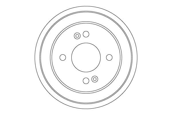 Brake drum Achter past: KIA PICANTO II 1.0/1.0LPG/1.2 05.11-03.17