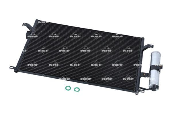 A/C condensator (met droger) past: CHEVROLET LACETTI, NUBIRA  DAEWOO LACETTI, NUBIRA 1.4-2.0D 05.03-