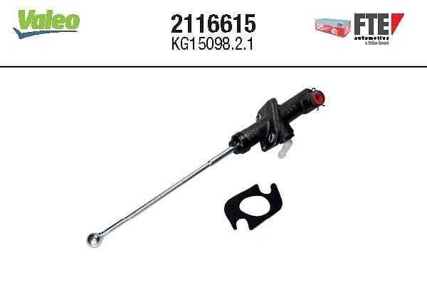Hoofdcilinder koppeling (15,87/16mm), voertuig met het stuurwiel op de links past: FIAT DOBLO 1.3D-1.9D 03.01-