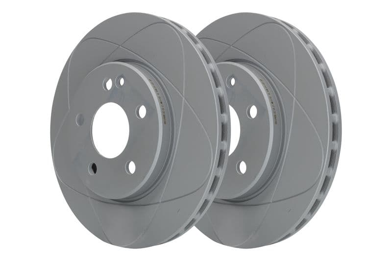 Brake disc, 1pcs, ATE PowerDisc, Geventileerd, Cut, Voor   Links/Rechts, buitendiameter 288 mm, dikte 25 mm, past: MERCEDES A (W169), B SPORTS TOURER (W245) 2.0-Electric 09.04-06.12