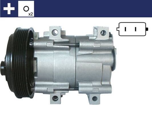Airconditioning compressor past: FORD COUGAR, MONDEO I, MONDEO II 1.6/1.8/2.0 01.93-12.01