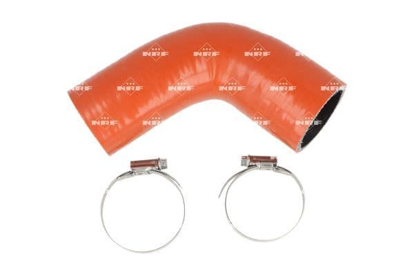 Intercooler slang (diameter 43,5/48,5mm, lengte 160mm, oranje) past: LAND ROVER DISCOVERY SPORT, FREELANDER 2, RANGE ROVER EVOQUE 2.2D 10.06-