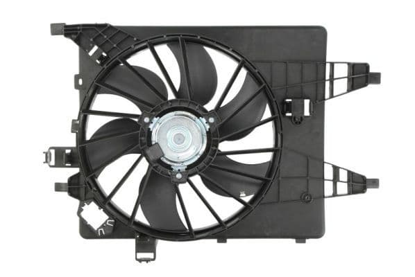 Radiatorventilator (met huisvesting) past: RENAULT GRAND SCENIC II, KANGOO, KANGOO BE BOP, KANGOO EXPRESS, KANGOO II, MEGANE I, MEGANE II, SCENIC II 1.0-Electric 03.99-