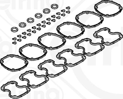 Gasket Set, cylinder head cover